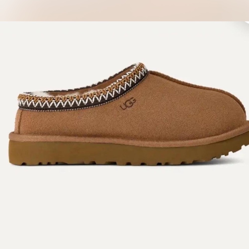 UGG Tan Tasman Slip-On Clogs